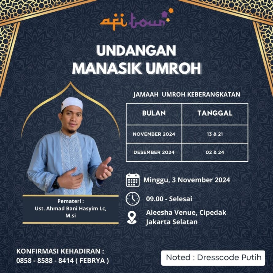 UNDANGAN MANASIK UMROH