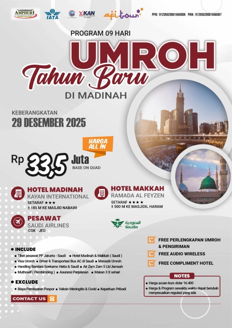 UMROH 29 DESEMBER 2025