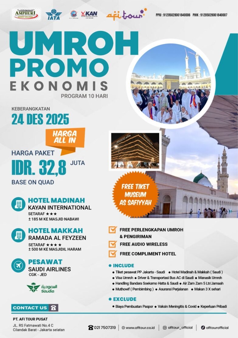 UMROH EKONOMIS 24 DESEMBER 2025