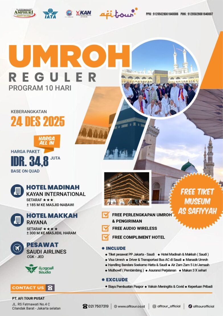 UMROH REGULER 24 DESEMBER 2025